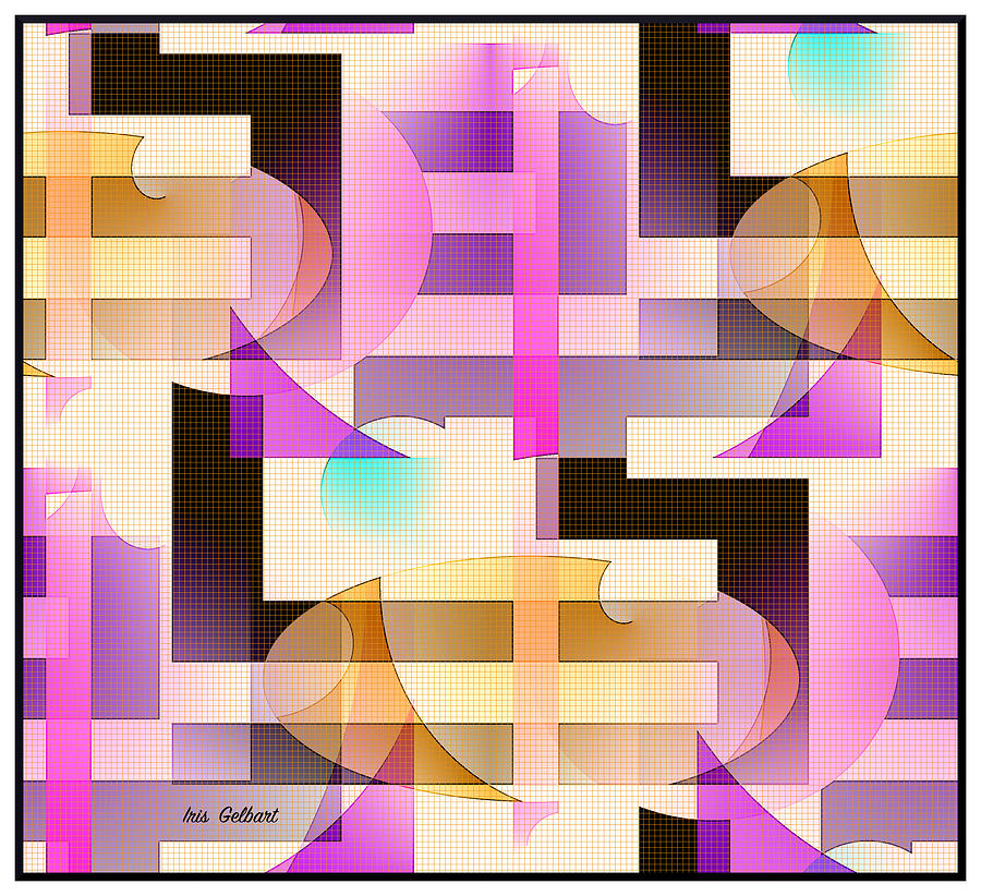 A maze ing  22 Digital Art by Iris Gelbart
