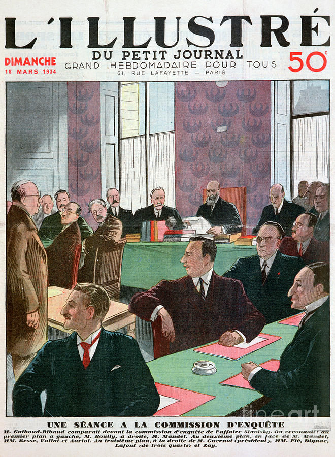 A Meeting Of The Board Of Enquiry, 1934 Drawing by Print Collector