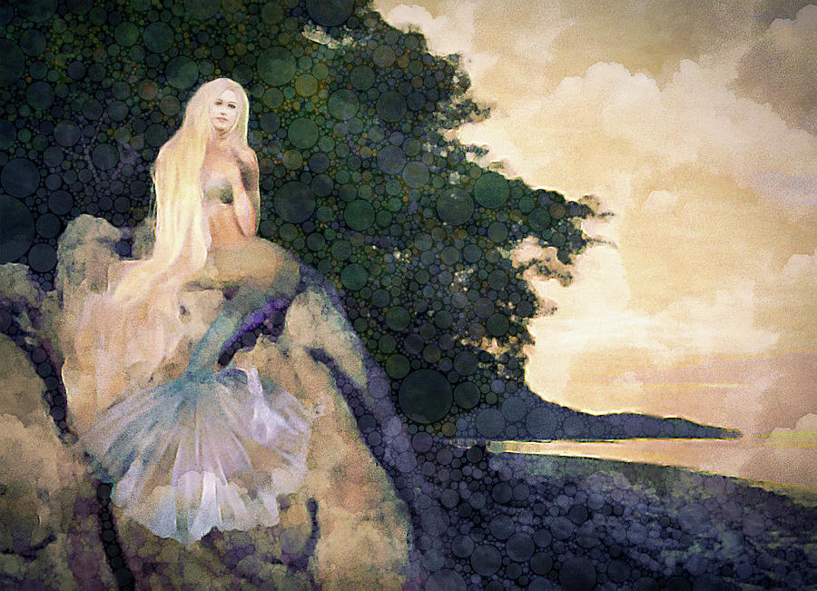 A Mermaids Tale Digital Art by Susan Maxwell Schmidt