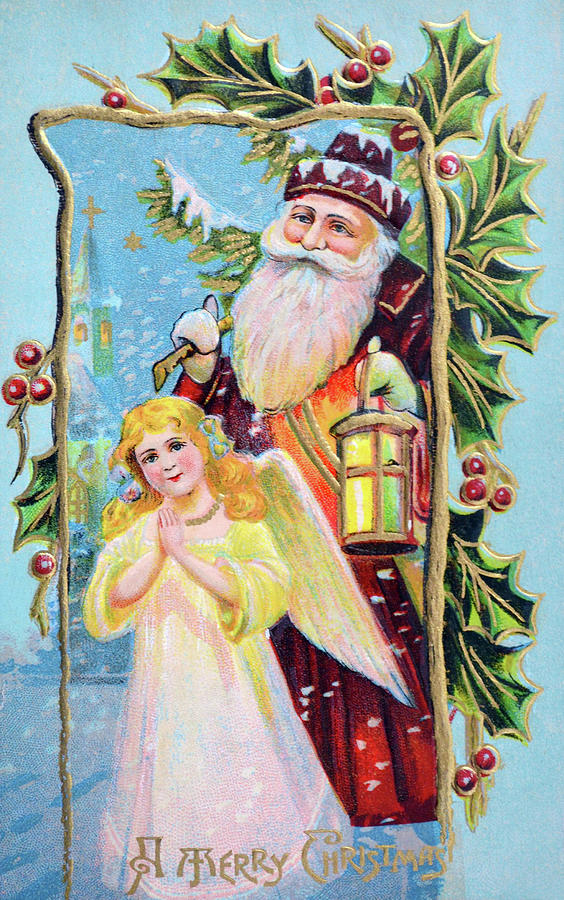 A Merry Christmas 503 Painting by Unknown