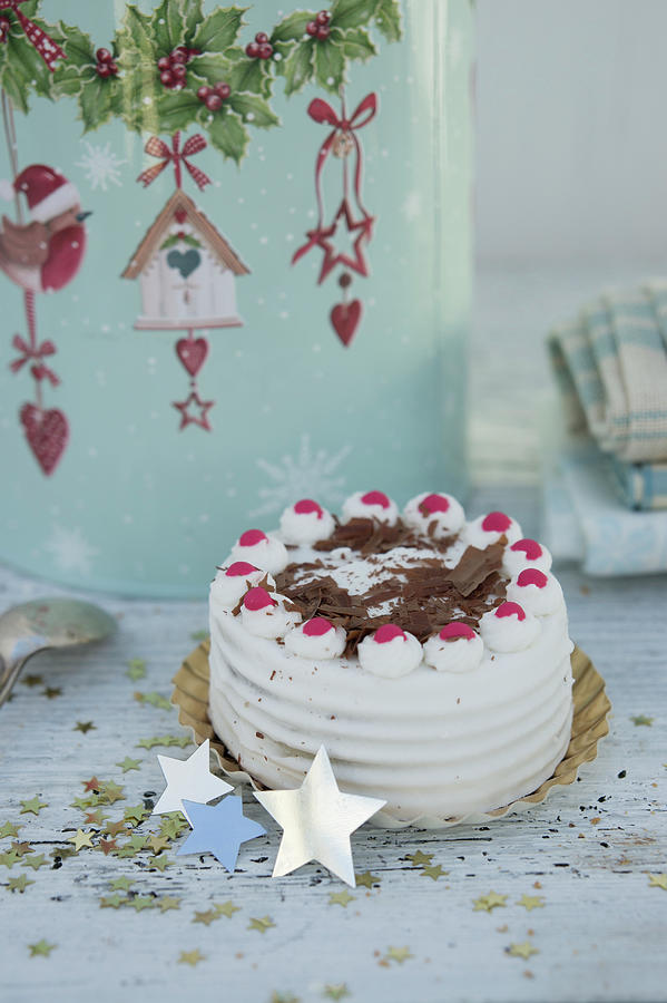 A Mini Black Forest Gingerbread Gateau Photograph by Martina Schindler