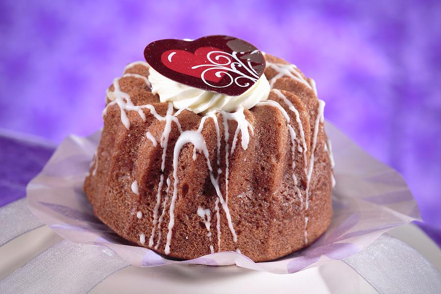 A Mini Bundt Cake For Valentines Day Photograph by Albert Fritz