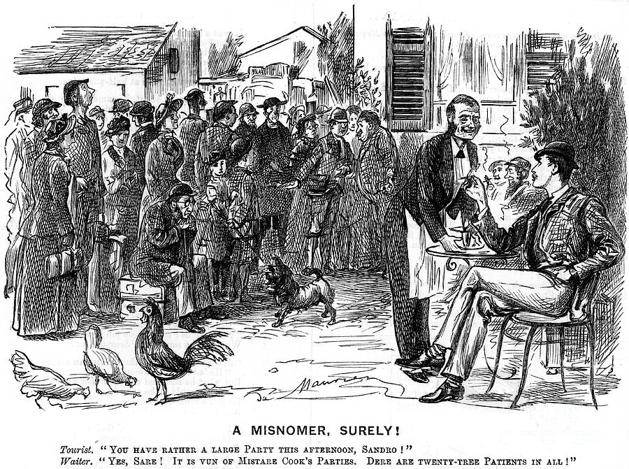 A Misnomer, Surely, 1880. Artist George Drawing by Print Collector