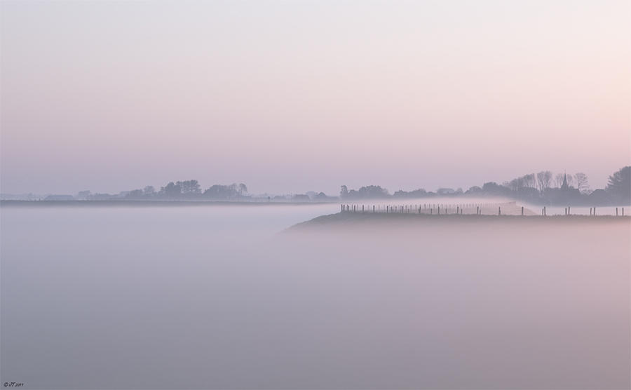 A Misty Morning Photograph by Jacob Tuinenga