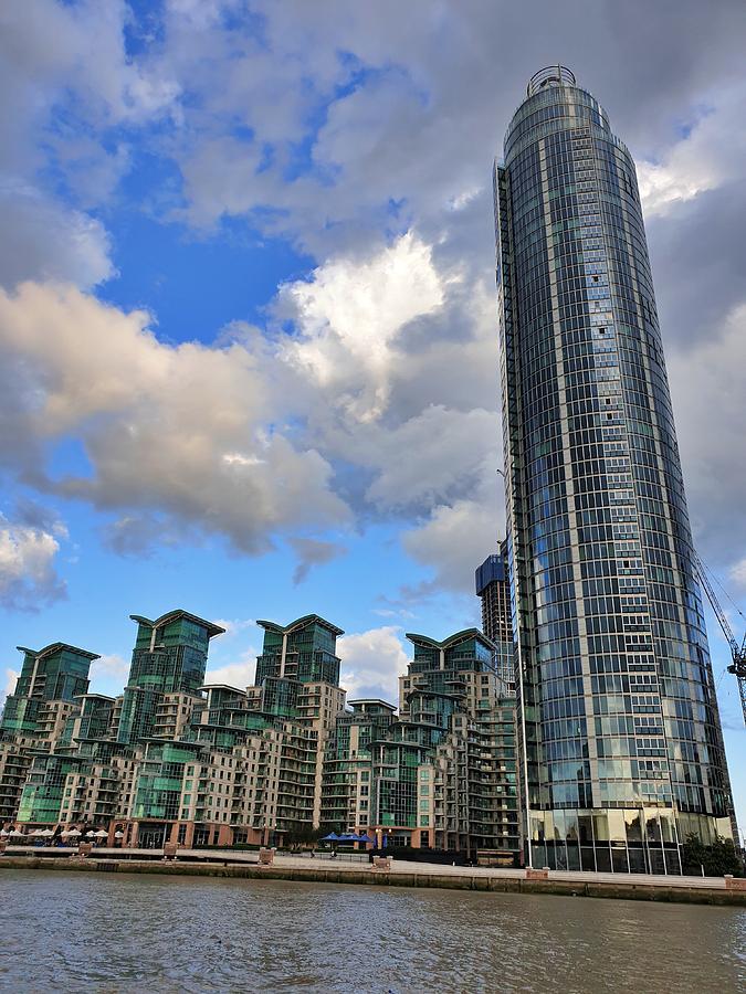A Modern London Skyline by Andrea Whitaker A Modern London Skyline by Andrea Whitaker