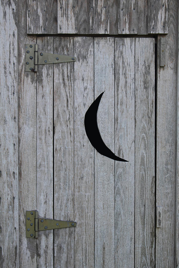 A Moon on the Door Photograph by Robert Wilder Jr