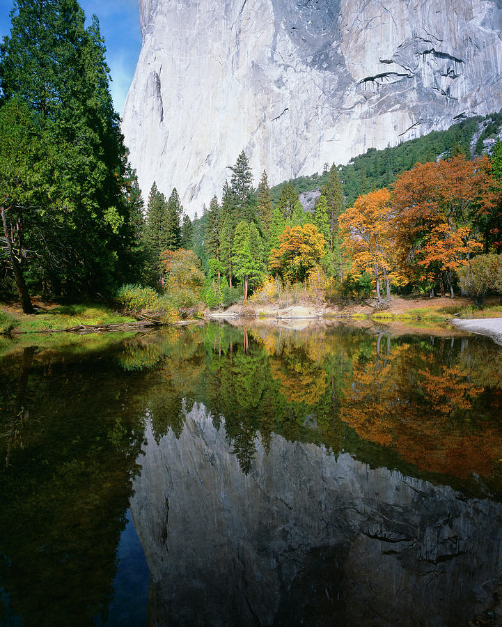 A Mountain Reflected In A Lake Photograph by Lothar Schulz | Fine Art ...