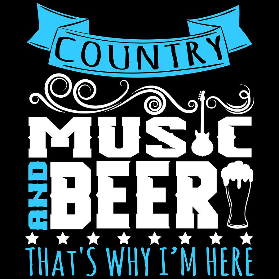 A Music Tee For Country Boys Mas Saying Country Music And Beer Thats 