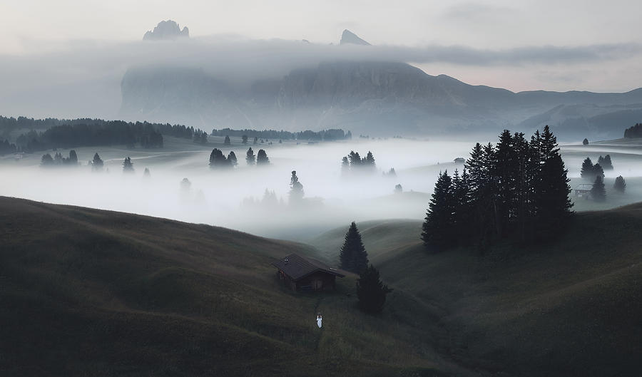 Mountain Photograph - A Mystical Morning by Ales Krivec