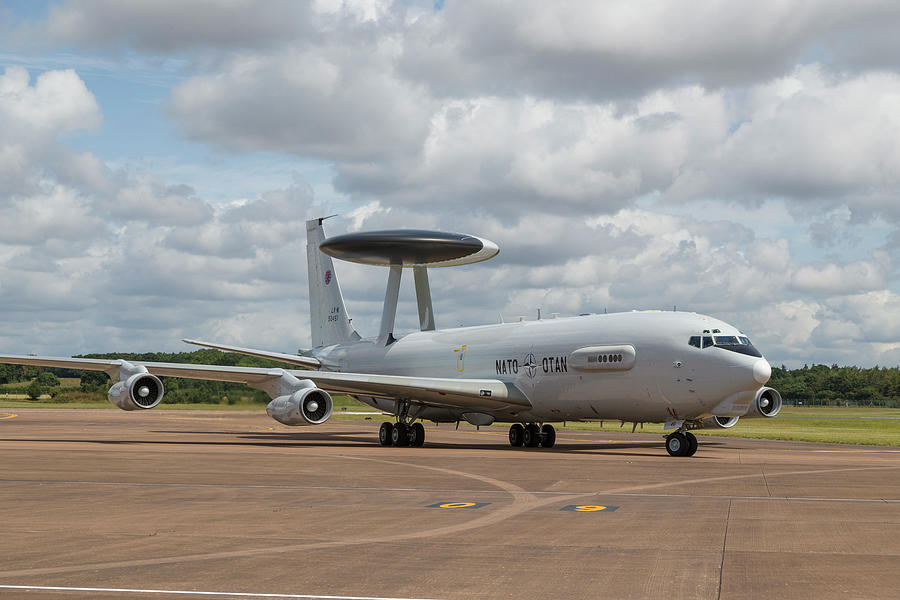 A Nato E 3a Sentry Taxis Photograph By Rob Edgcumbe