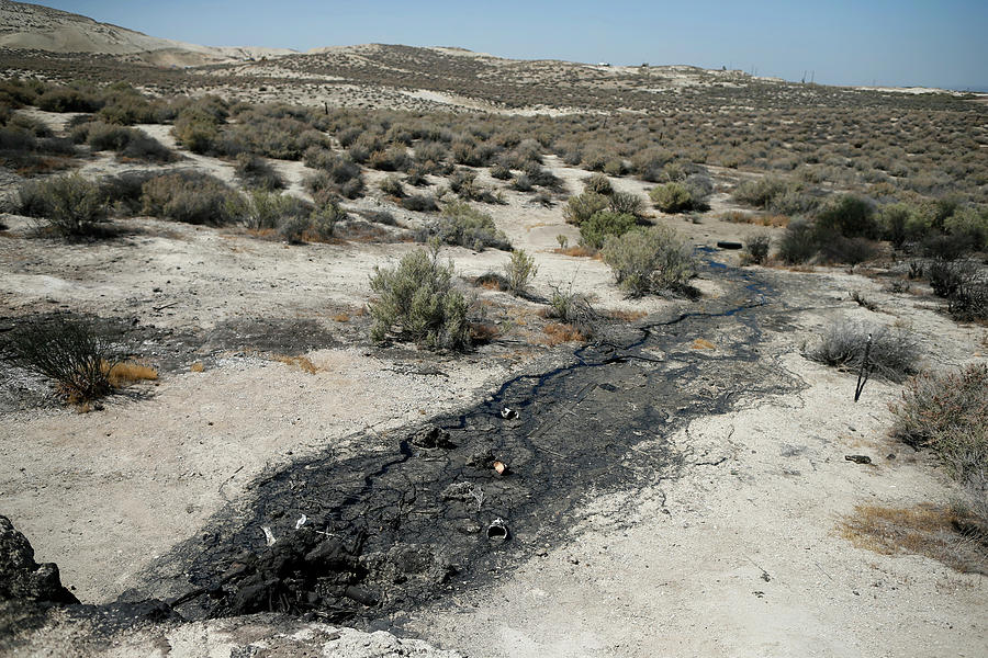 A Naturally Occurring Oil Seep is Seen Photograph by Lucy Nicholson ...