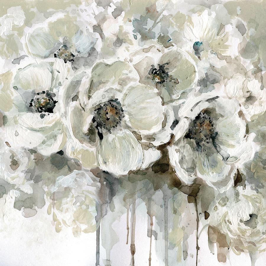 A Neutral Bouquet Painting by Carol Robinson