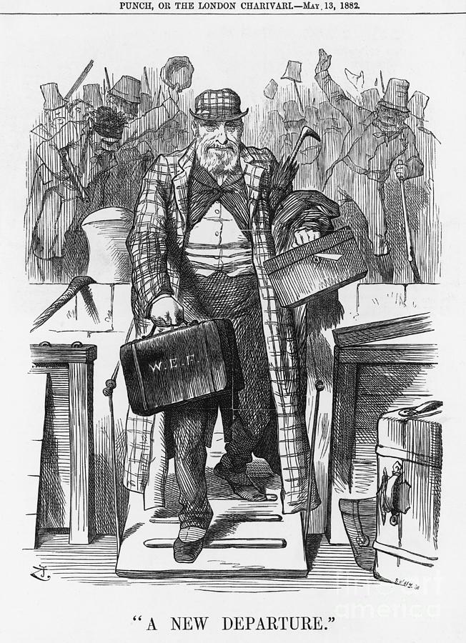 A New Departure, 1882. Artist Joseph Drawing by Print Collector