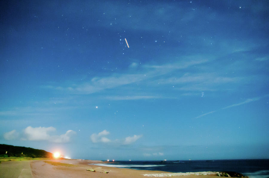 A Night Beach Photograph by Noriakimasumoto