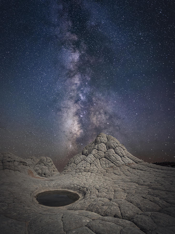 Night Photograph - A Night In Aliens Land by Michael Zheng