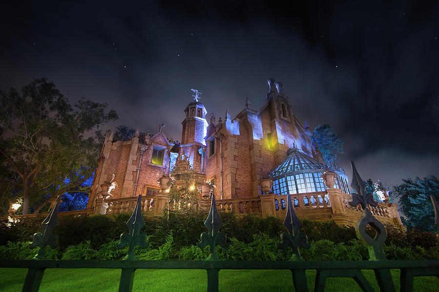 A Night in the Haunted Mansion Photograph by Mark Andrew Thomas