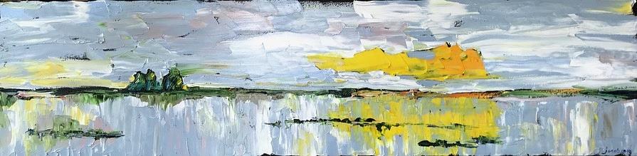 A Nod to Kyffin Williams Painting by Carrie Jacobson