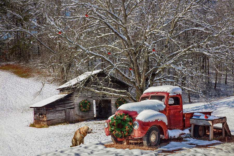 A Nostalgic Christmas Eve in HDR Detail Photograph by Debra and Dave Vanderlaan