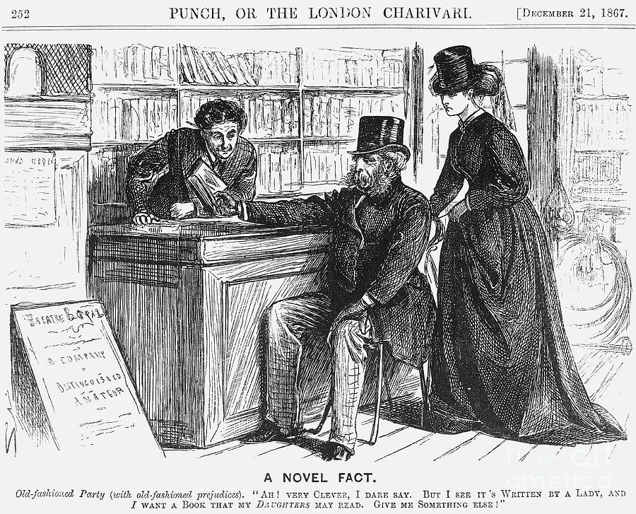 A Novel Fact, 1867 Drawing by Print Collector