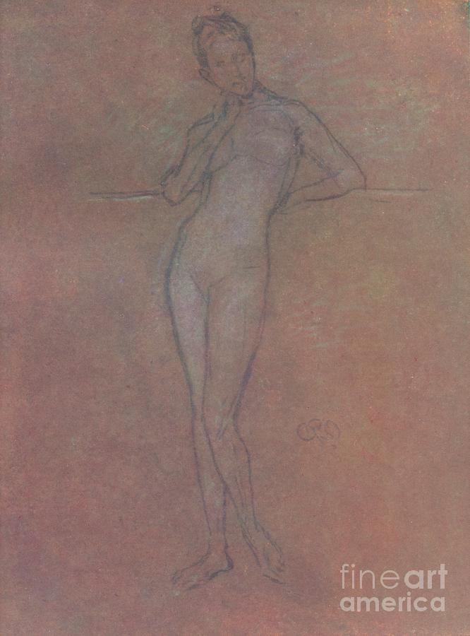 A Nude Study, C1872, 1904 Drawing by Print Collector