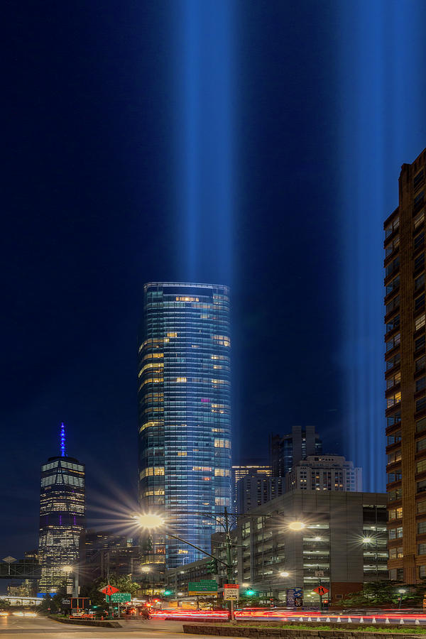 A NYC 911 Tribute In light Photograph by Susan Candelario
