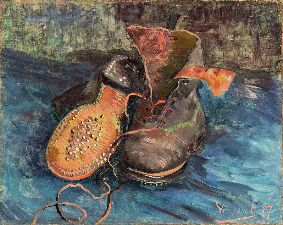 Vincent Van Gogh Painting - A Pair of Boots - Digital Remastered Edition by Vincent van Gogh