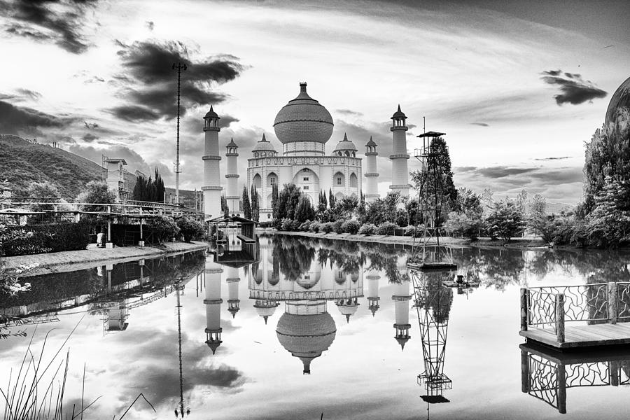 A Palace Reflection Photograph by Cesar Tejada