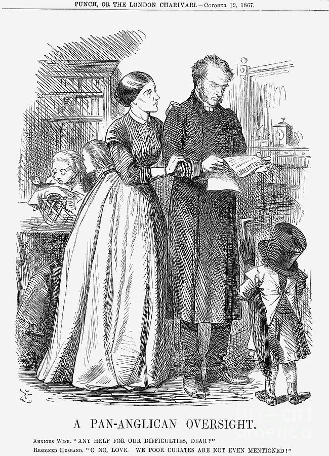 A Pan-anglican Oversight, 1867. Artist Drawing by Print Collector