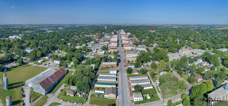 A Panorama of Nebraska City, Nebraska Photograph by Mark Dahmke