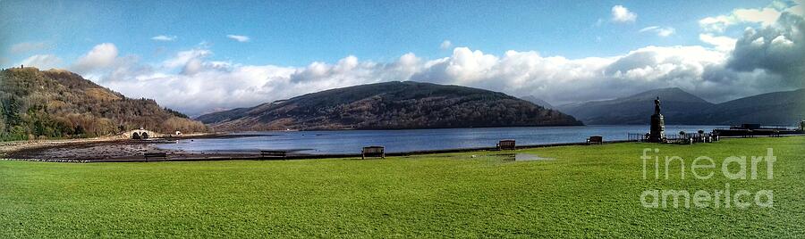 A Panoramic View of Inveraray  Photograph by Joan-Violet Stretch