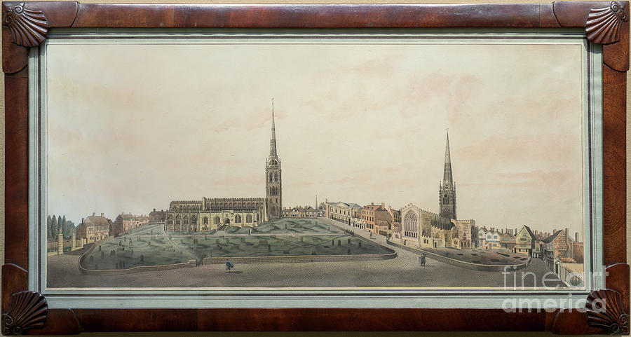 A Panoramic View Of The Town Of Coventry Painting by Walker - Fine Art ...