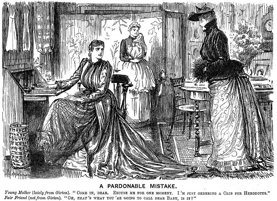 A Pardonable Mistake, 1889. Artist Drawing by Print Collector