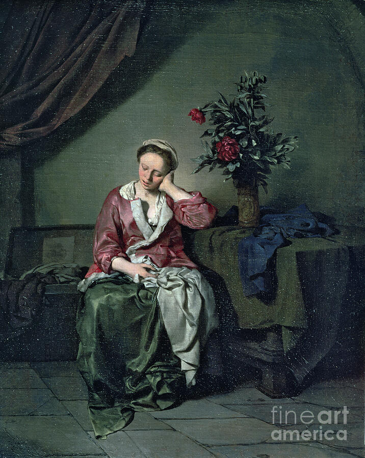 A Parlour Maid At Rest Painting by Cornelis Bega - Fine Art America