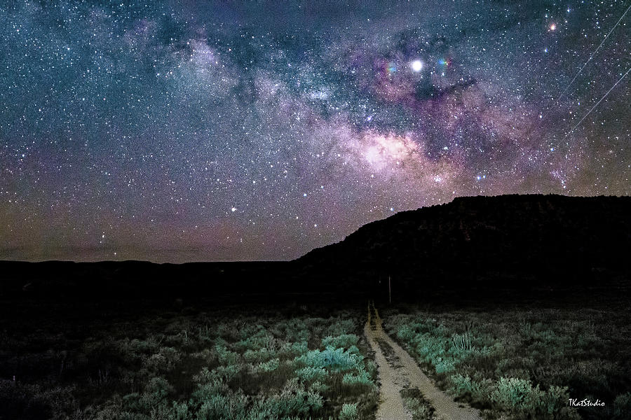 A Path to the Milky Way Photograph by Tim Kathka