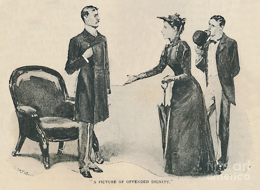 A Picture Of Offended Dignity Drawing by Print Collector A Picture Of Offended Dignity Drawing by Print Collector