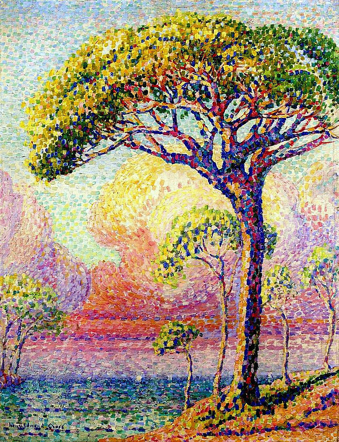 A Pine Tree, 1905 Painting by Georges Seurat