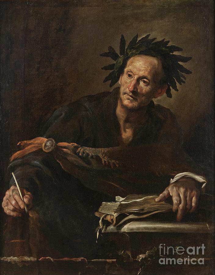 A Poet From Antiquity, C.1620-1 Painting by Domenico Fetti Or Feti