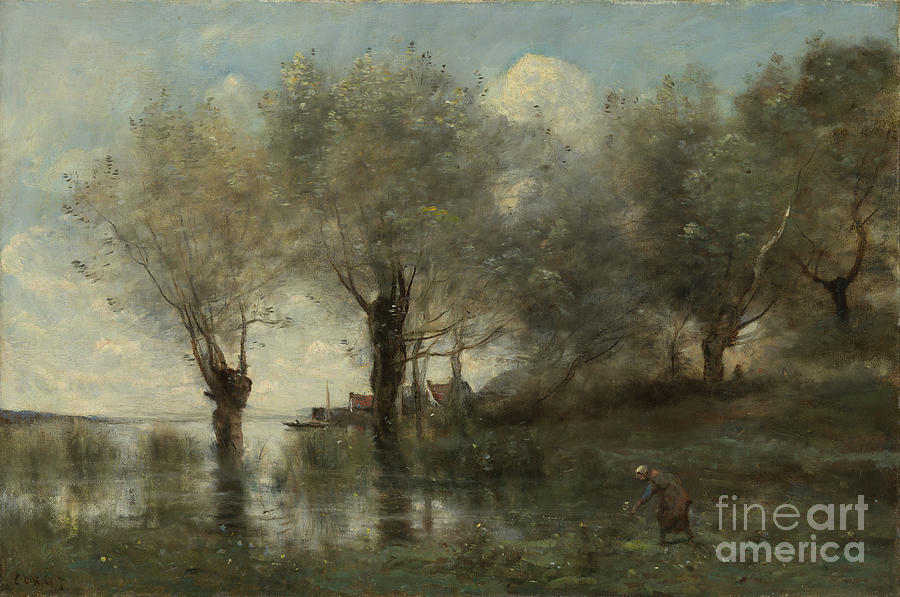 A Pond In Picardy Drawing by Heritage Images