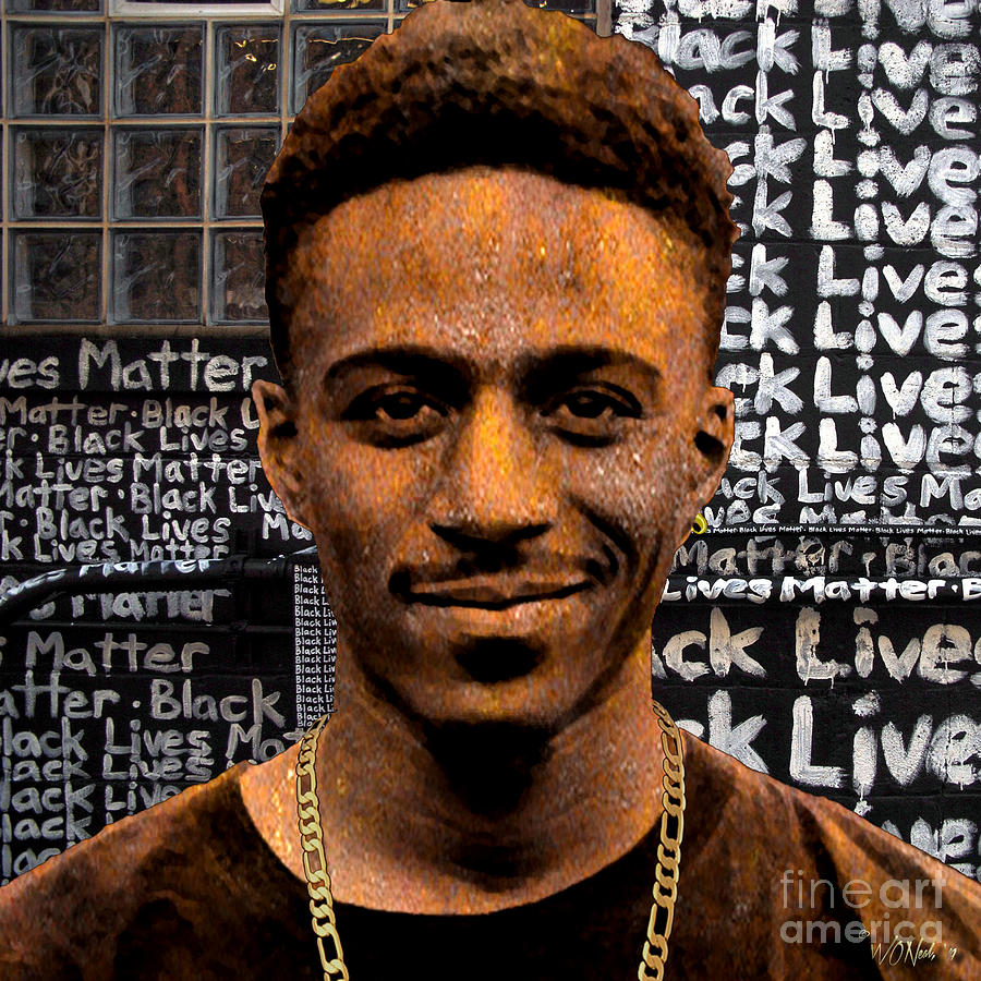 A Portrait of MarShawn M. Mc Carrel II by Walter Neal A Portrait of MarShawn M. Mc Carrel II by Walter Neal