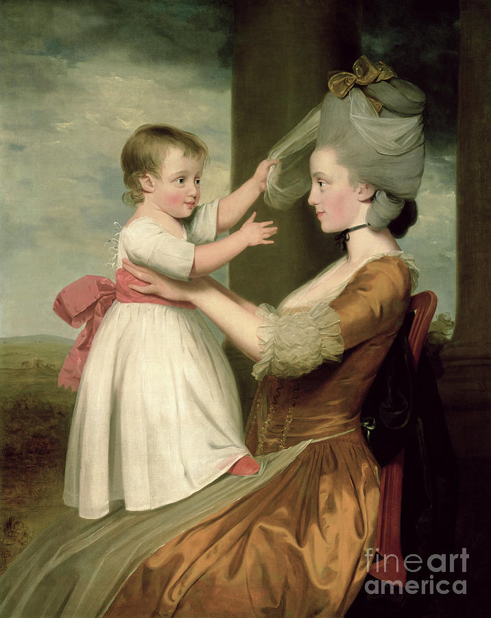 A Portrait Of Elizabeth Mortlock Painting by John Downman