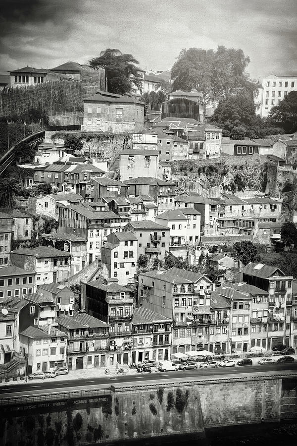 A Portrait of Porto Black and White Photograph by Carol Japp