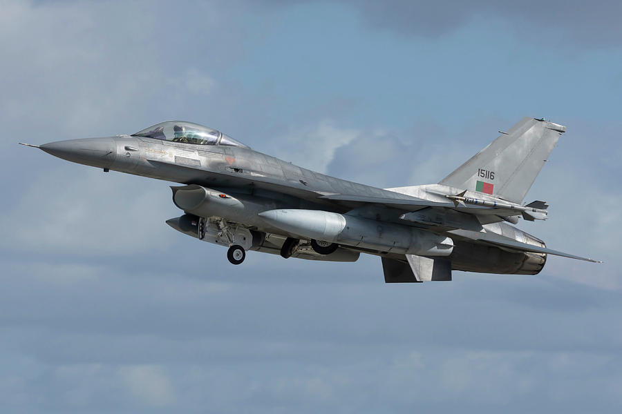 A Portuguese Air Force F-16mlu Taking Photograph by Simone Marcato ...