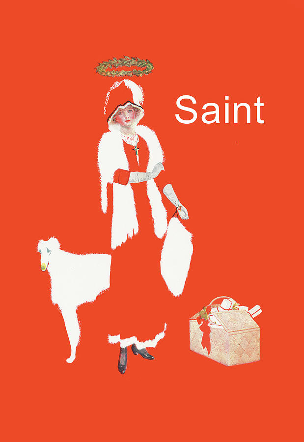 A present day saint Painting by C. Coles Phillips