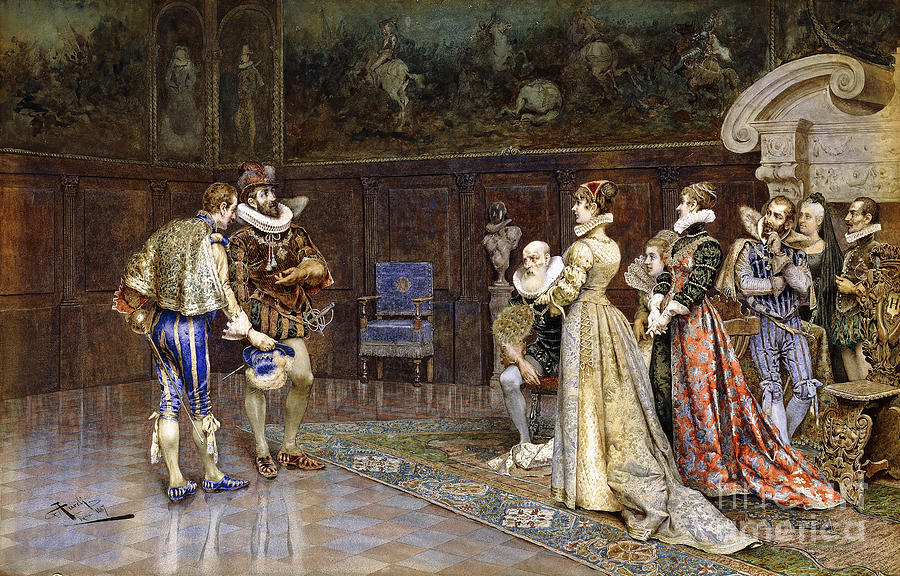 A Presentation Of Henri Iv Of France At The Court Of Marguerite Valois 