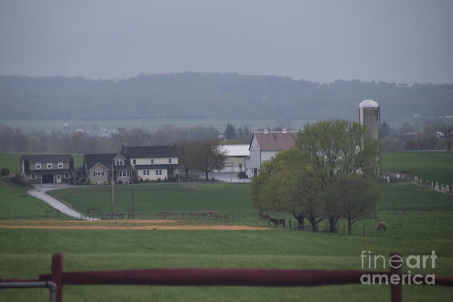 A Quiet Amish Evening Photograph by Christine Clark