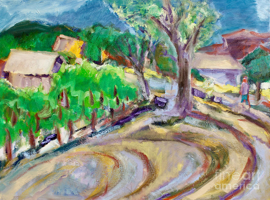 A Quiet Space, Napa, 2017 Painting by Richard H. Fox