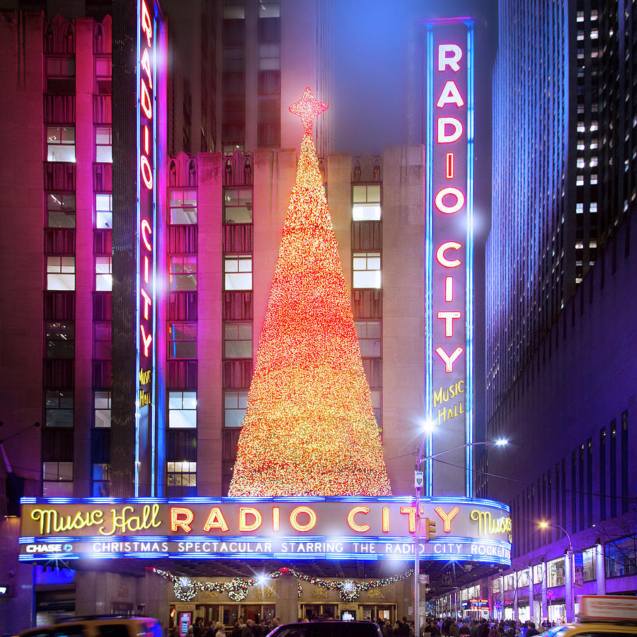 A Radio City Music Hall Holiday Photograph by Mark Andrew Thomas