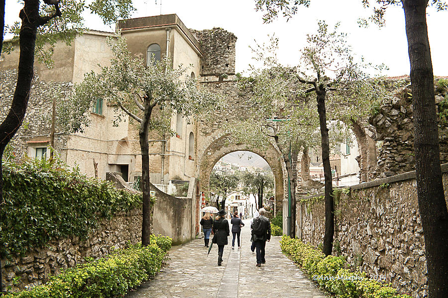 A Rainy Day in Ravello, Italy Photograph by Ann Murphy