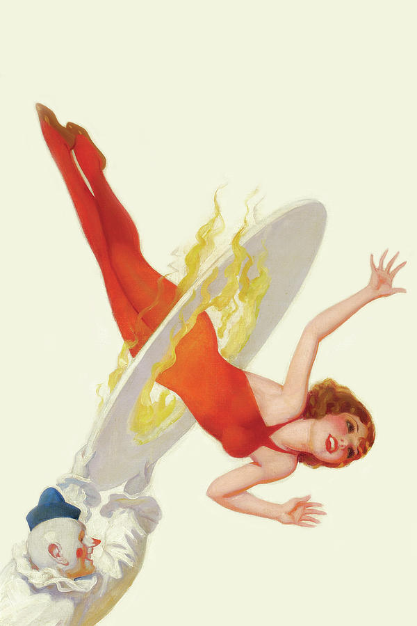 A Red Hot Attraction! Painting by Enoch Bolles