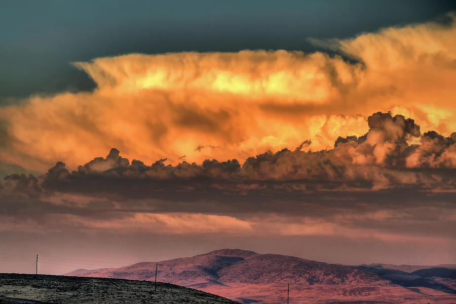 A Reno Summer Sunset Photograph by Donna Kennedy